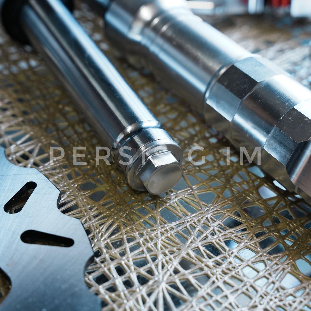 ズーマー フロントディスク化キット 全セット シルバー ruckus