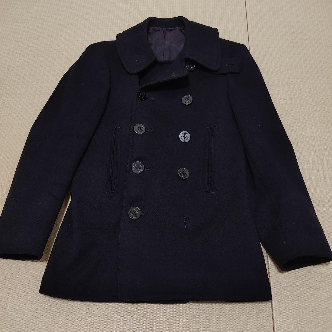 40s USN 10ボタン Pコート チンスト ネイビー ヴィンテージ - メルカリ