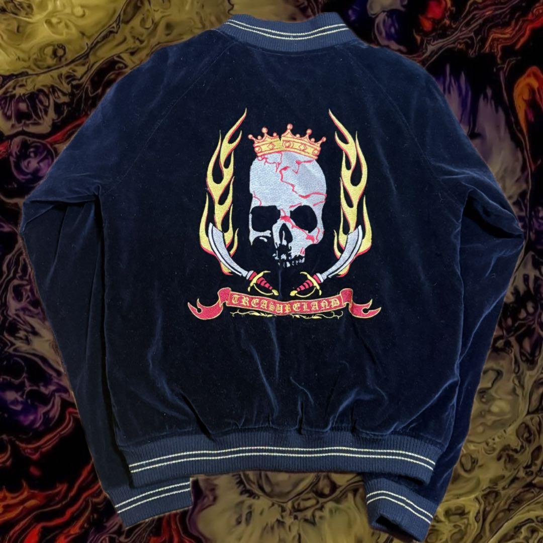 BARCEDOS スカル刺繍 スカジャン 2026年最新】barcedos スカジャンの人気アイテム - メルカリ