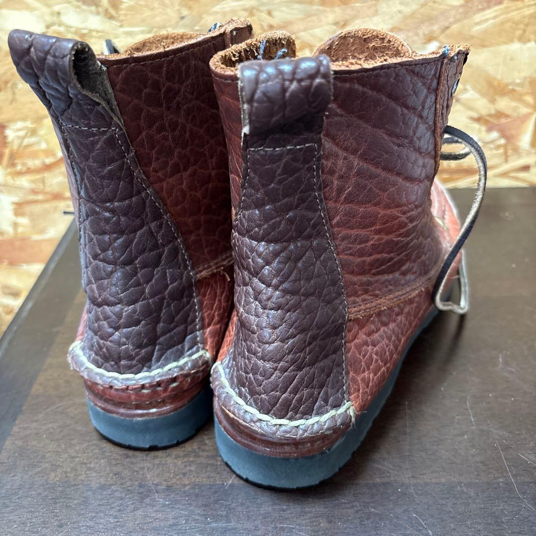 ブルックスブラザーズ&ランコート wネーム モカブーツ ビブラム仕様size7