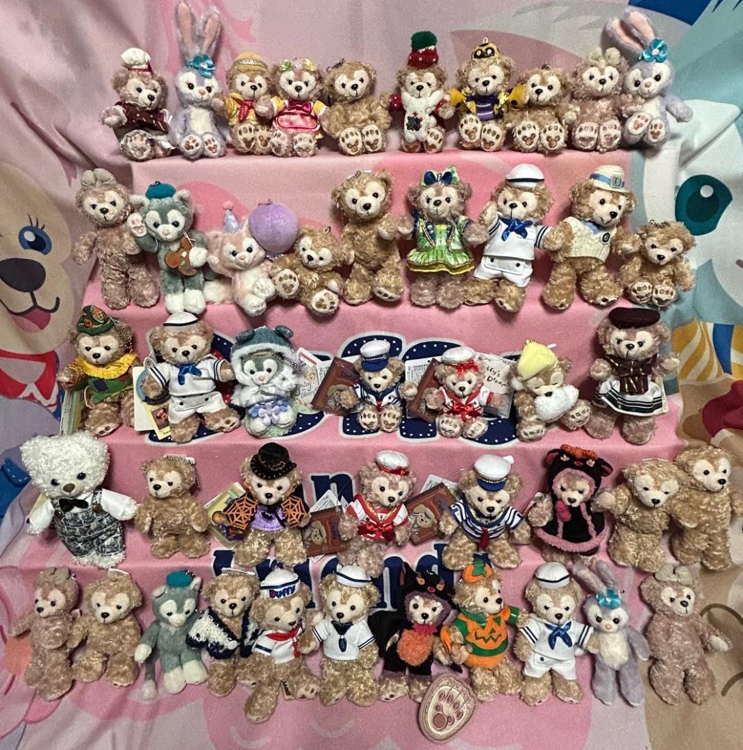 ま*ん様 大量 ダッフィー シェリーメイ ジェラトーニ ステラルー リーナベル ダッフィー シェリーメイ ステラルー ジェラトーニ オルメル