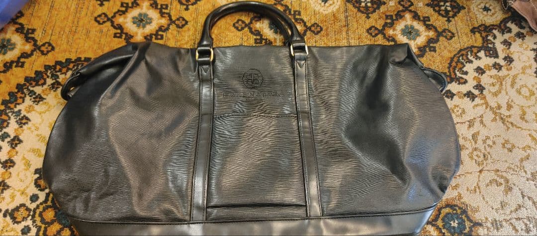 BALENCIAGA　カバン　DUNLOPコラボ 美品 BALENCIAGA バレンシアガ ボストンバッグ ダンロップ BB ロゴ