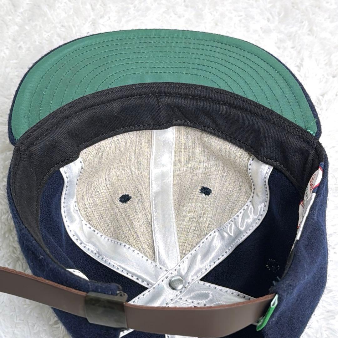 希少✨ delicious 仙台 キャップ ebbets field 帽子 紺色 - メルカリ