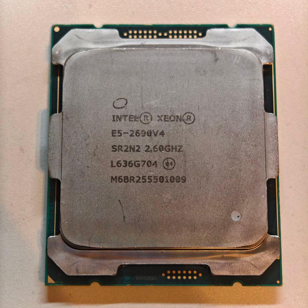 Intel Xeon E5-2690V4 2.68GHz CPU 動作品 - メルカリ