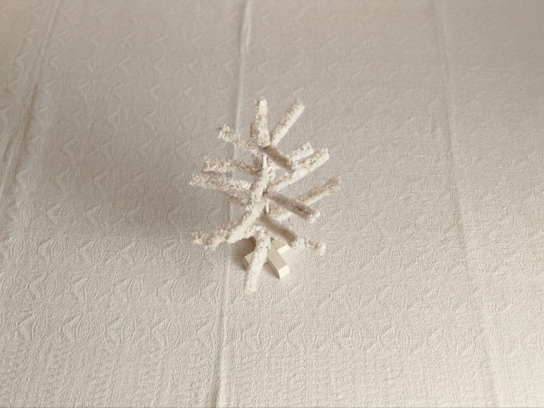 【トントトンさま】vintage tree ❀ モコモコ ホワイト モールツリー Fraser Hill Farm 9 ft. Pre-Lit Flocked Slim Mountain Pine