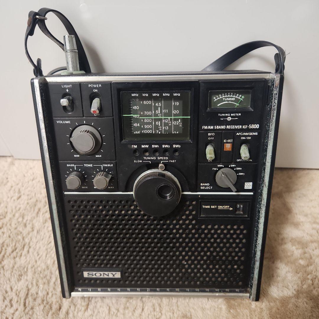 【1150】SONY ICF-5800 スカイセンサー5800 SONY スカイセンサー ICF-5800 動作確認済 - メルカリ