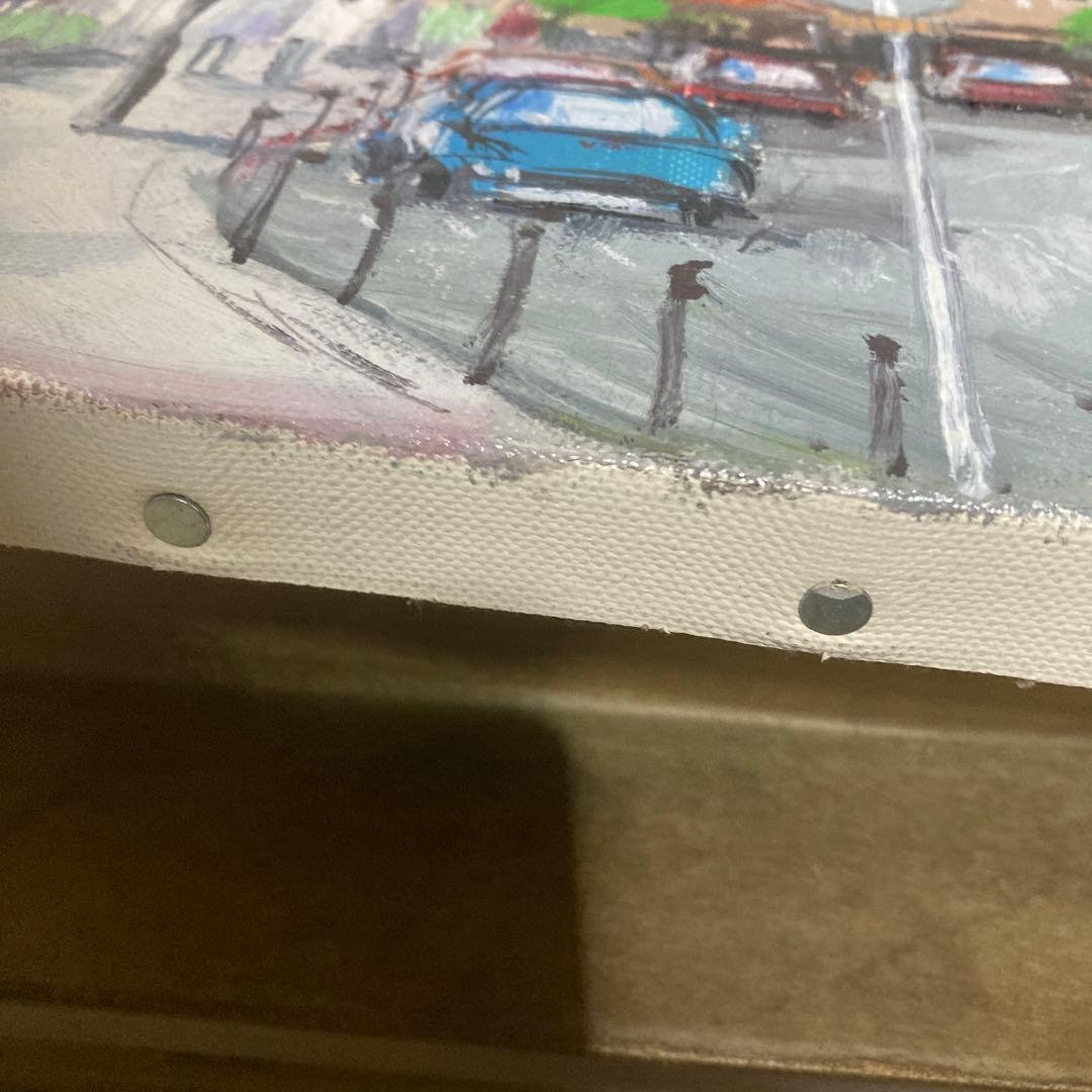 風景画 Y. Asakura 金色フレーム、着払いでお願いします。 - メルカリ