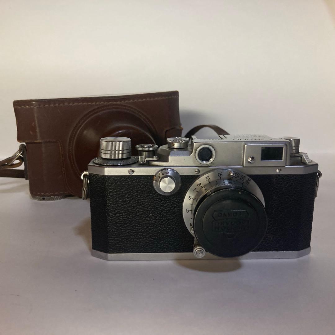 キャノン オールドカメラ NO.135725 革ケース付き - メルカリ