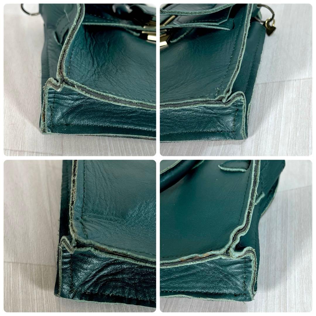 美品】あちゃちゃむ ムチャチャ うさ耳 ショルダーバッグ 2WAY レザー