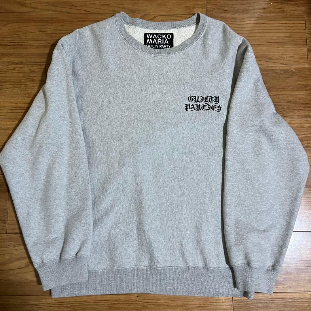 ワコマリア WACKO MARIA グレー スウェット トレーナー M - メルカリ