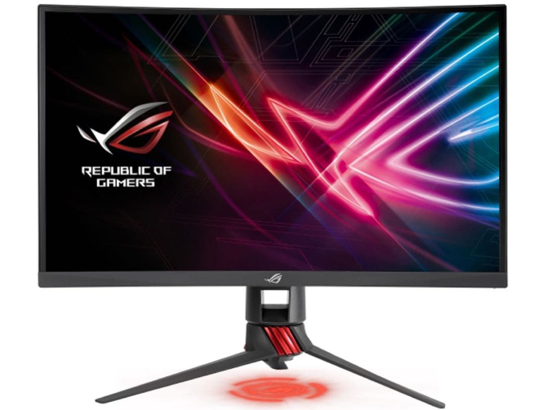 ディスプレイ・モニター本体 ASUS ROG STRIX XG27VQ 144hz R.O.G. Strix XG27VQ LEDバックライト搭載ゲーミング液晶湾曲モニター