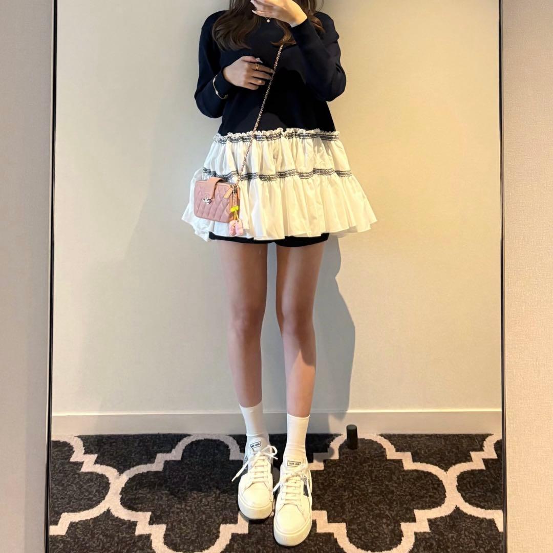 ユナイテッドアローズ エンブロ ティアード コンビニット