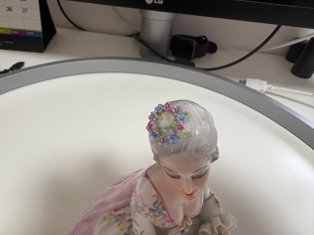 Luigi Fabris ルイージファブリス 陶磁器人形 イタリア製の通販はau