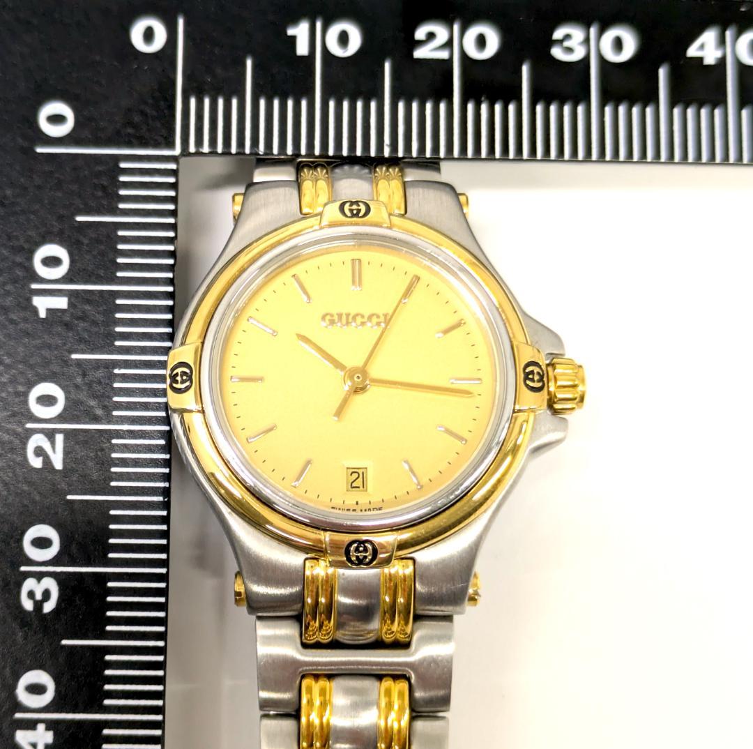 稼働/新品電池 GUCCI グッチ クォーツ レディース 腕時計 腕周り13cm