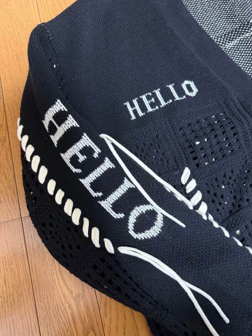 ハローキティ × メゾンスペシャル クロシェライクニットカーディガン