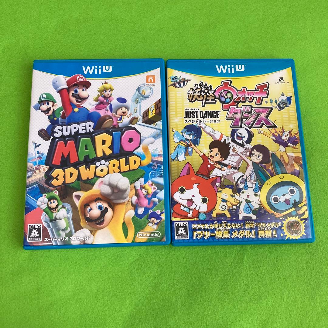 ⑧M スーパーマリオ3Dワールド 妖怪ウォッチ WiiU用ゲームソフト