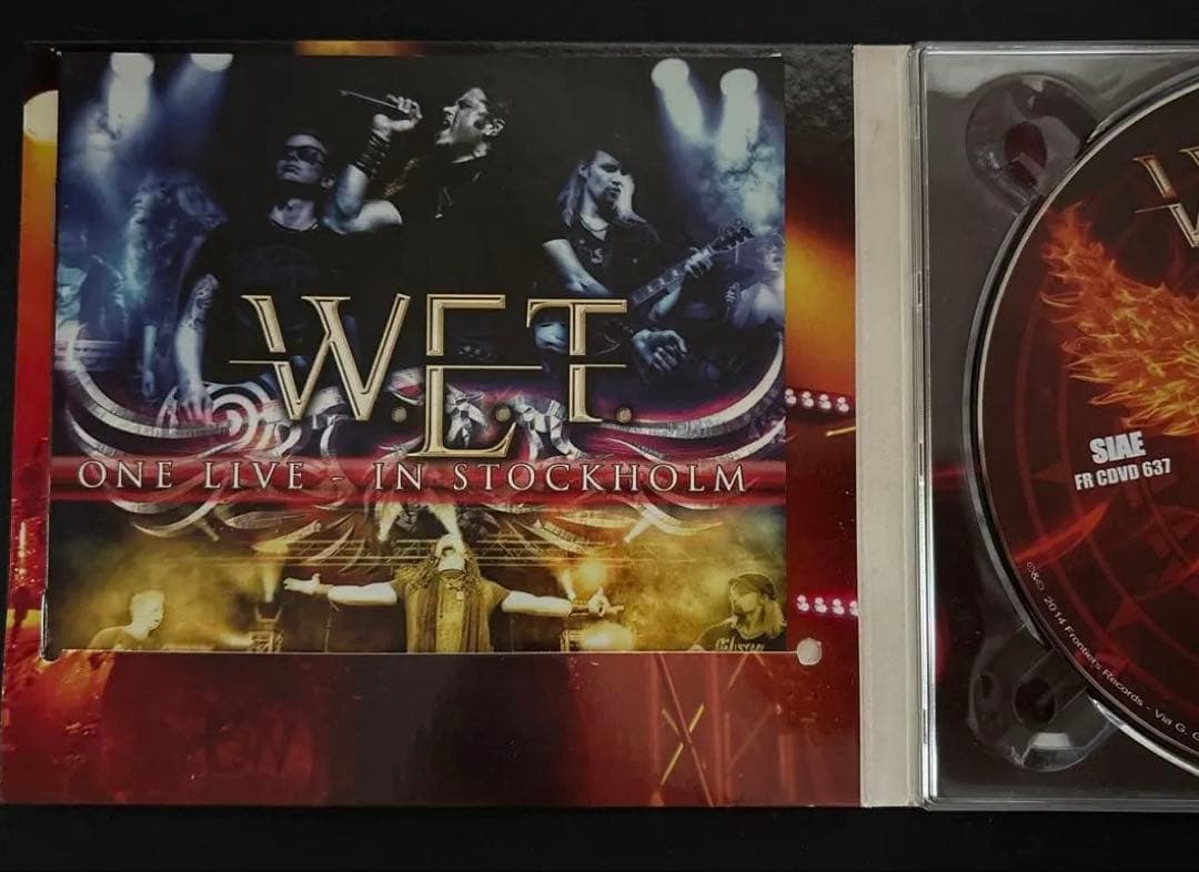 W.E.T. 「ONE LIVE-IN STOCKHOLM」輸入盤2CD/DVD