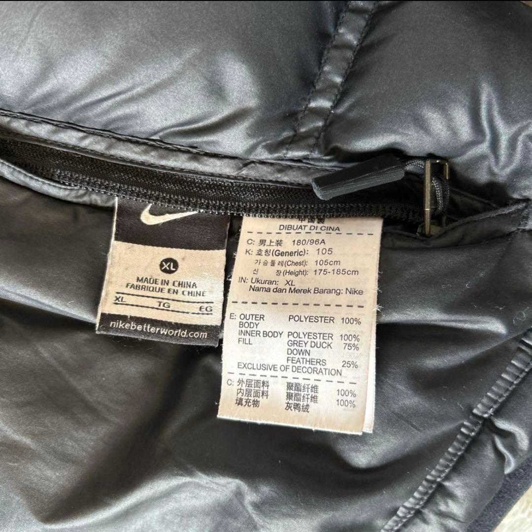 00s NIKE ダウンジャケット リバーシブル 肉厚 ヌプシ型 550 y2k