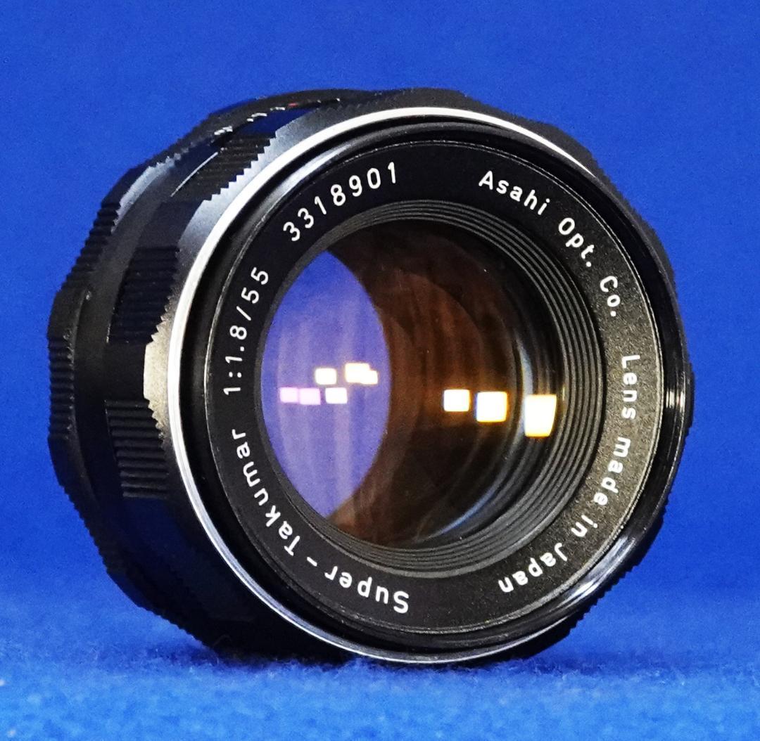 3318901　極上美品＆フレア後期型Super-Takumar F1.8/55