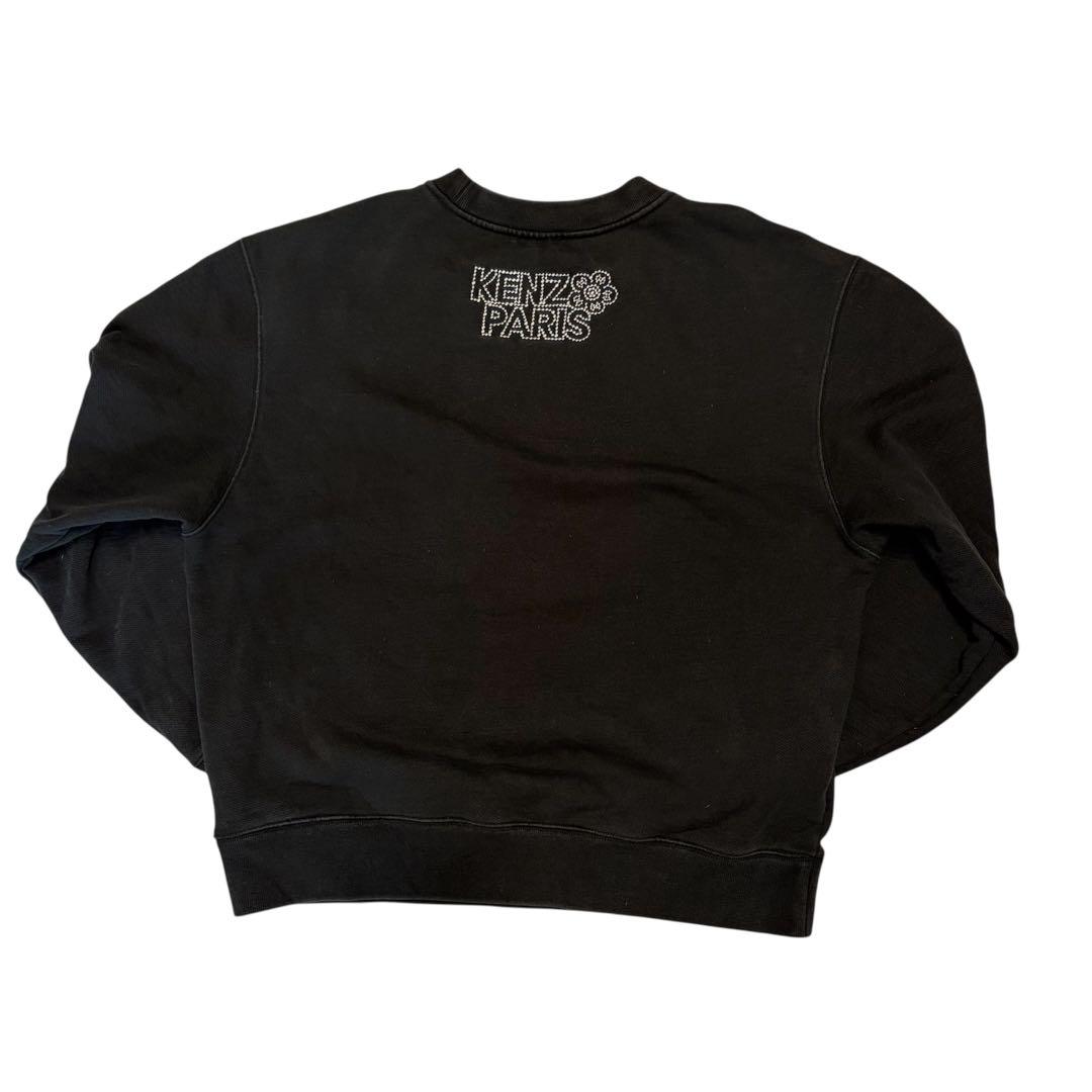 KENZO 両面刺繍 エンブロイダリースウェット ブラック ロゴ by NIGO