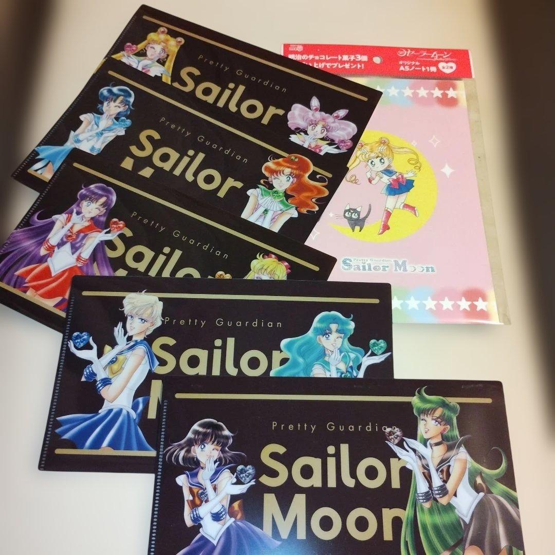 全5種】明治 セーラームーン オリジナルマルチケース ＆A5ノート