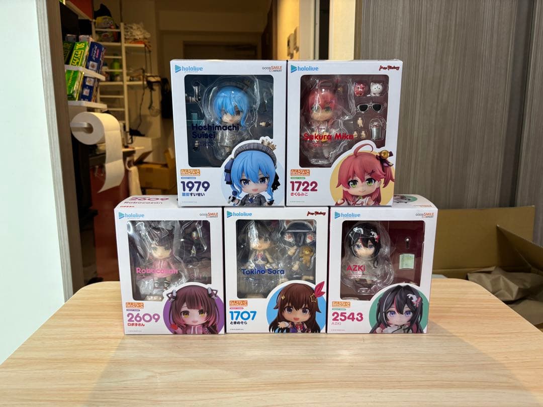 ねんどろいど ホロライブ　0期生　5個セット ホロライブ ねんどろいどぷらす アクリルスタンド 0期生/1期生/2期生