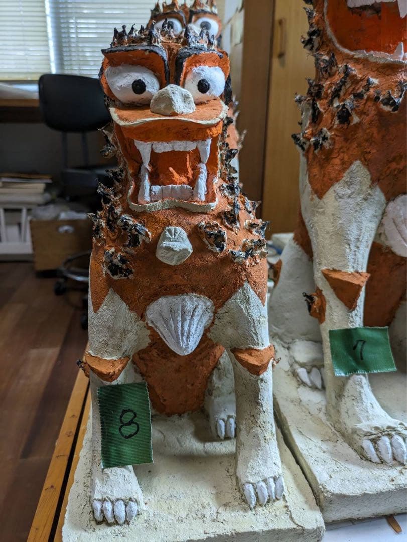 漆喰シーサー① - メルカリ