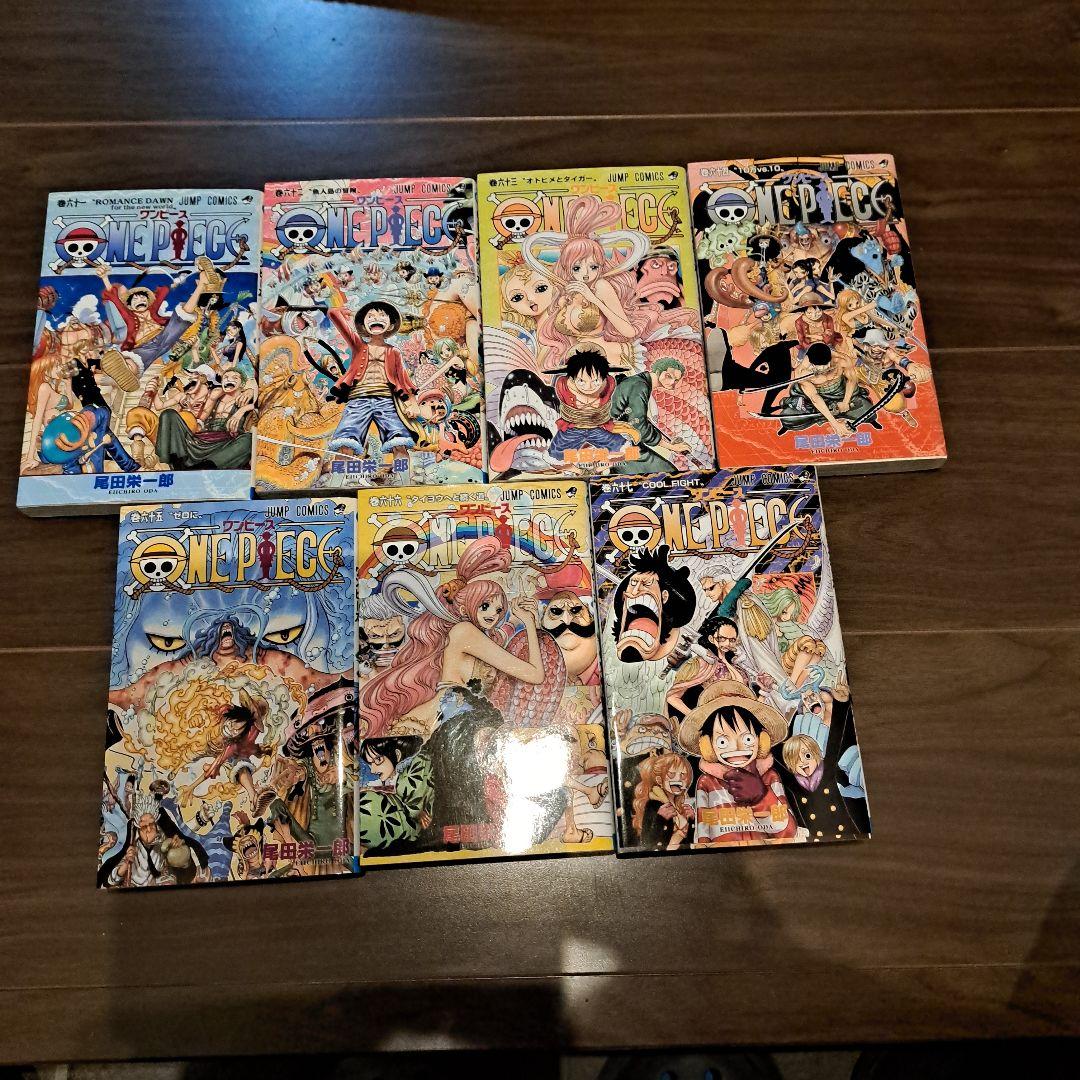 ONE PIECE 61～67巻 - メルカリ