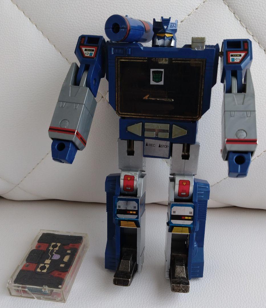 1980年代当時】トランスフォーマー サウンドウェーブ カセットロン付属
