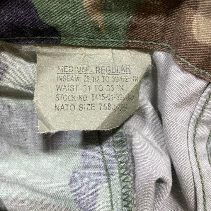 ベトナム戦 迷彩服 払下品 ウッドランド迷彩 ミリタリー サバゲー 米軍