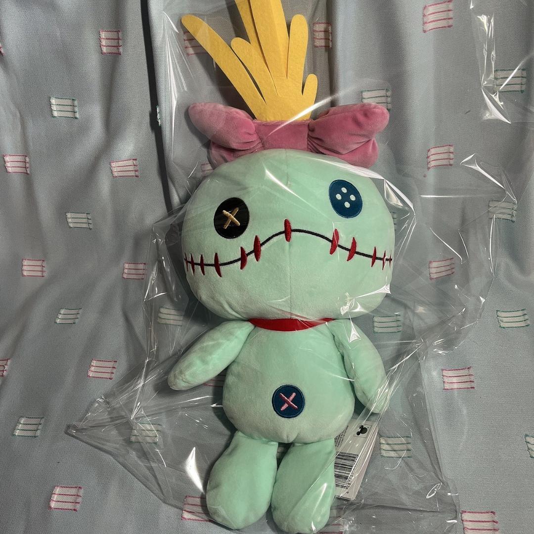スティッチ】FukuFuku超超BIGぬいぐるみ・ Lぬいぐるみ・スクランプ