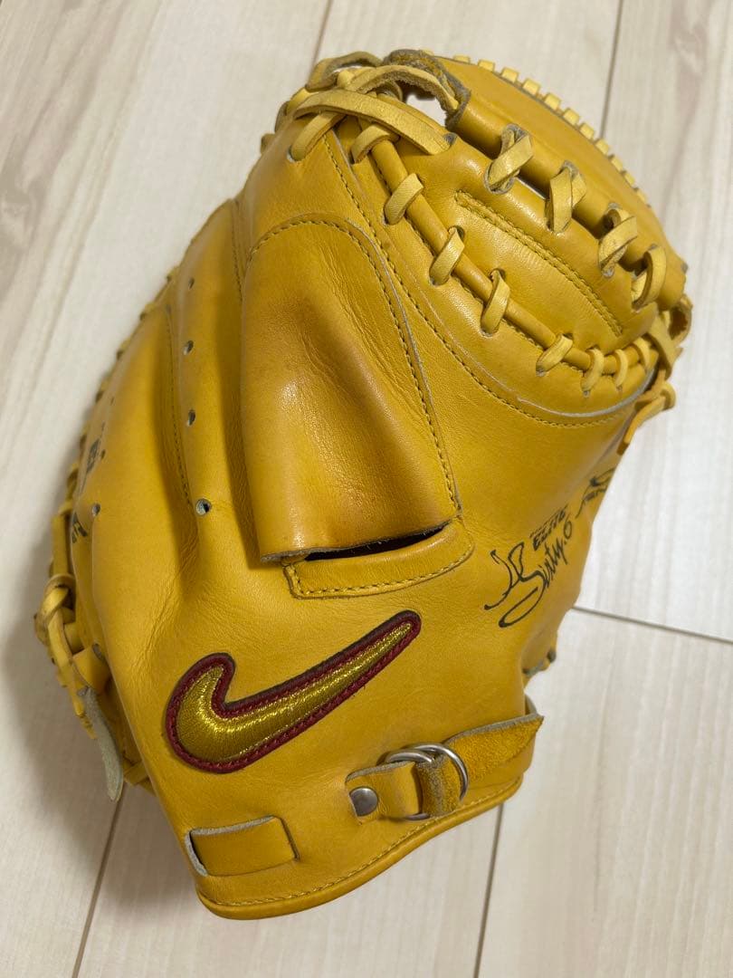 NIKE DIAMONDELITE硬式キャッチャーミット激レアモデル即戦力廃盤品 2026モデル】ハタケヤマ 限定 一般軟式用 キャッチャーミット 右投げ用