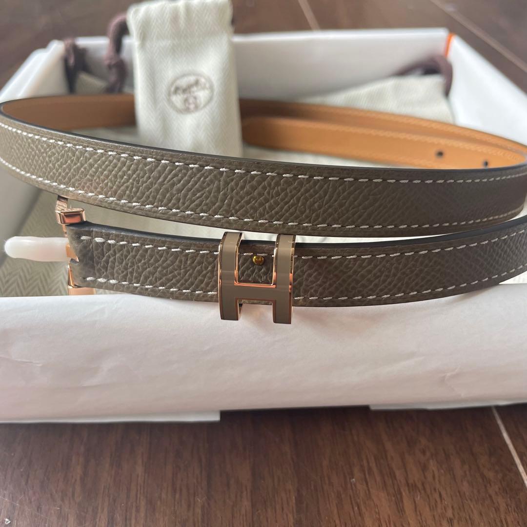 HERMES エルメス ベルト ポップH ポップアッシュ エトゥープ PG - メルカリ