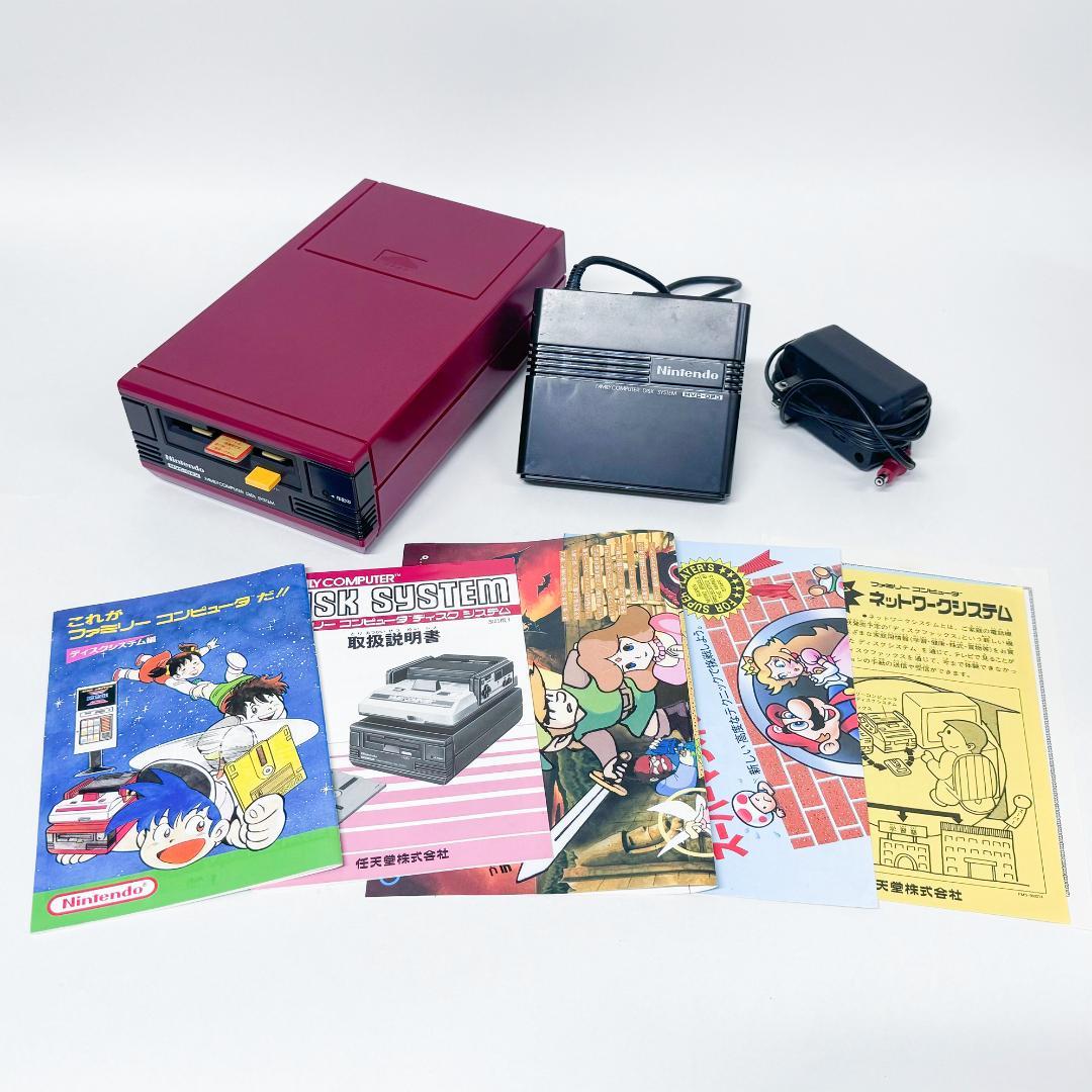ファミコン ディスクシステム 本体 + 付属品 - メルカリ