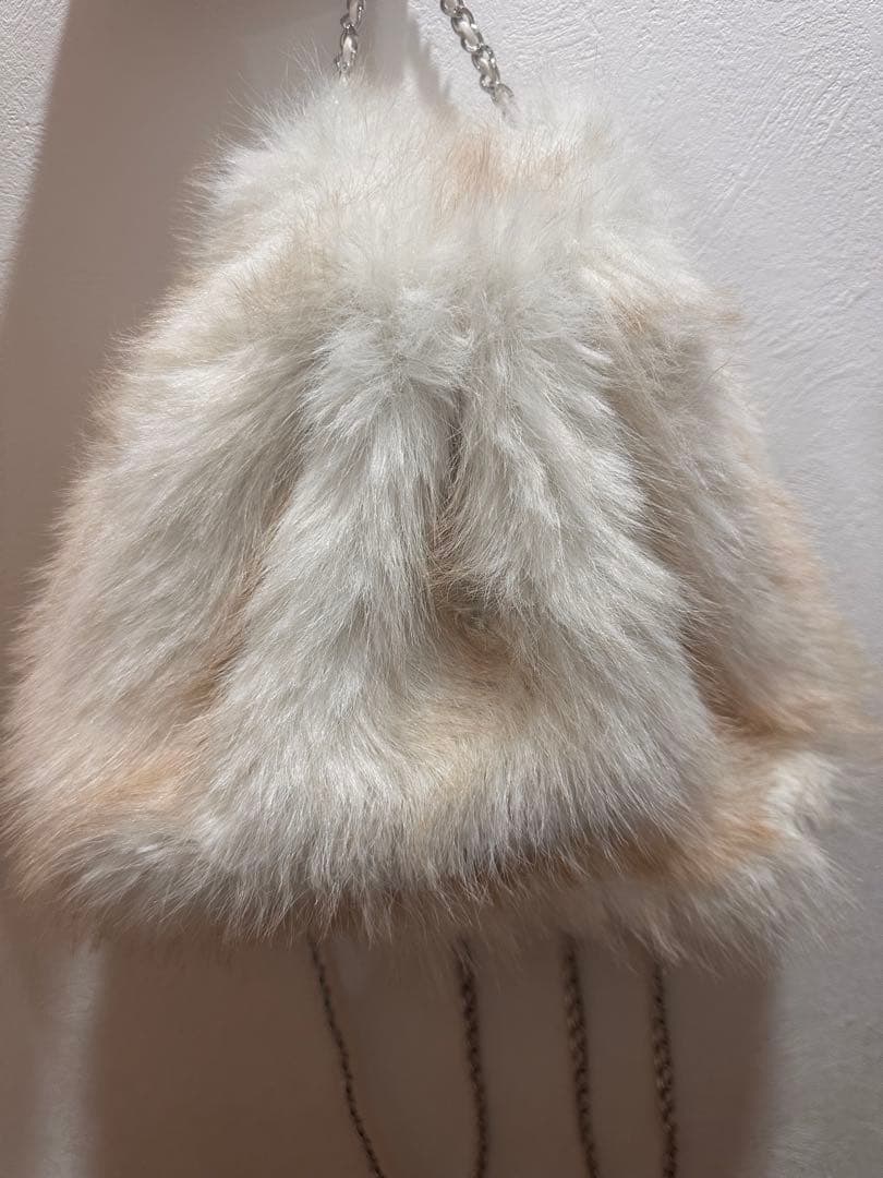 the barnnet ファードローストリングバックパック アイボリー