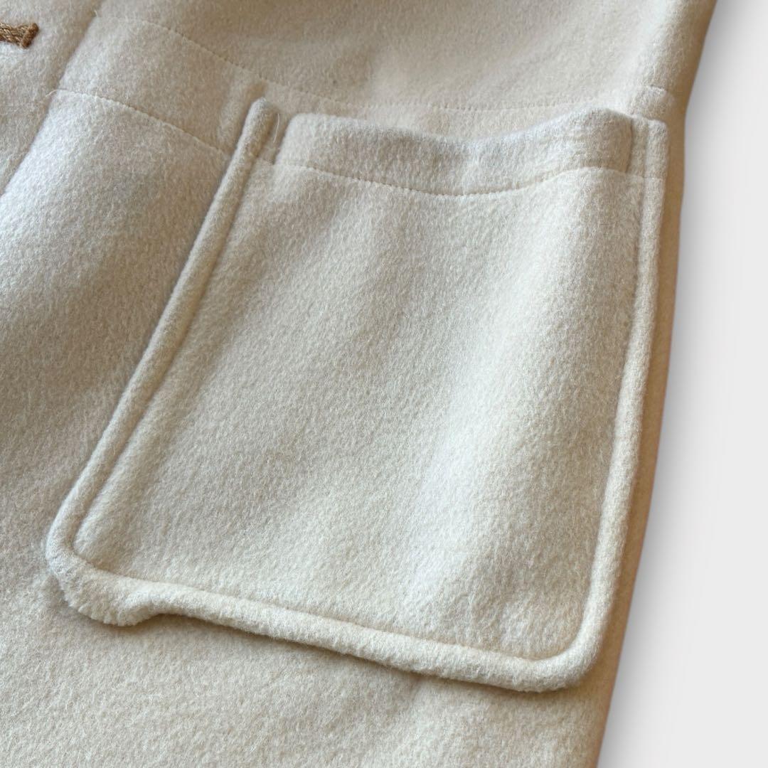 90's 英国製 Gloverall ダッフルコート アイボリー S 白タグ - メルカリ