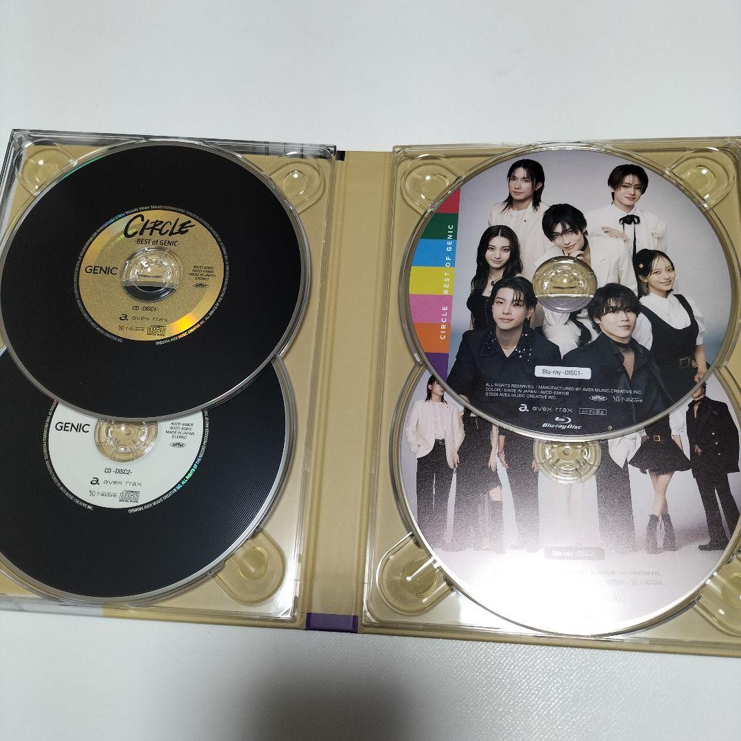 GENIC/CIRCLE ベストアルバム 初回生産限定盤 Blu-ray付 中古