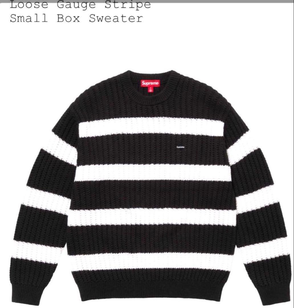 トップス supreme LooseGaugeStripeSmallBox Sweater Supreme Small Box Stripe Sweater (SS23) - $138