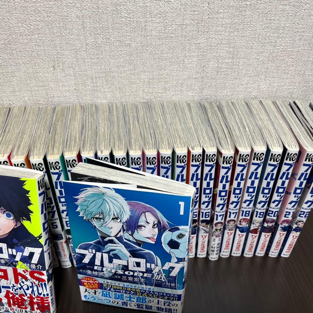 ✨値下げ可✨ブルーロック漫画1〜22 凪1巻 背表紙付き - メルカリ