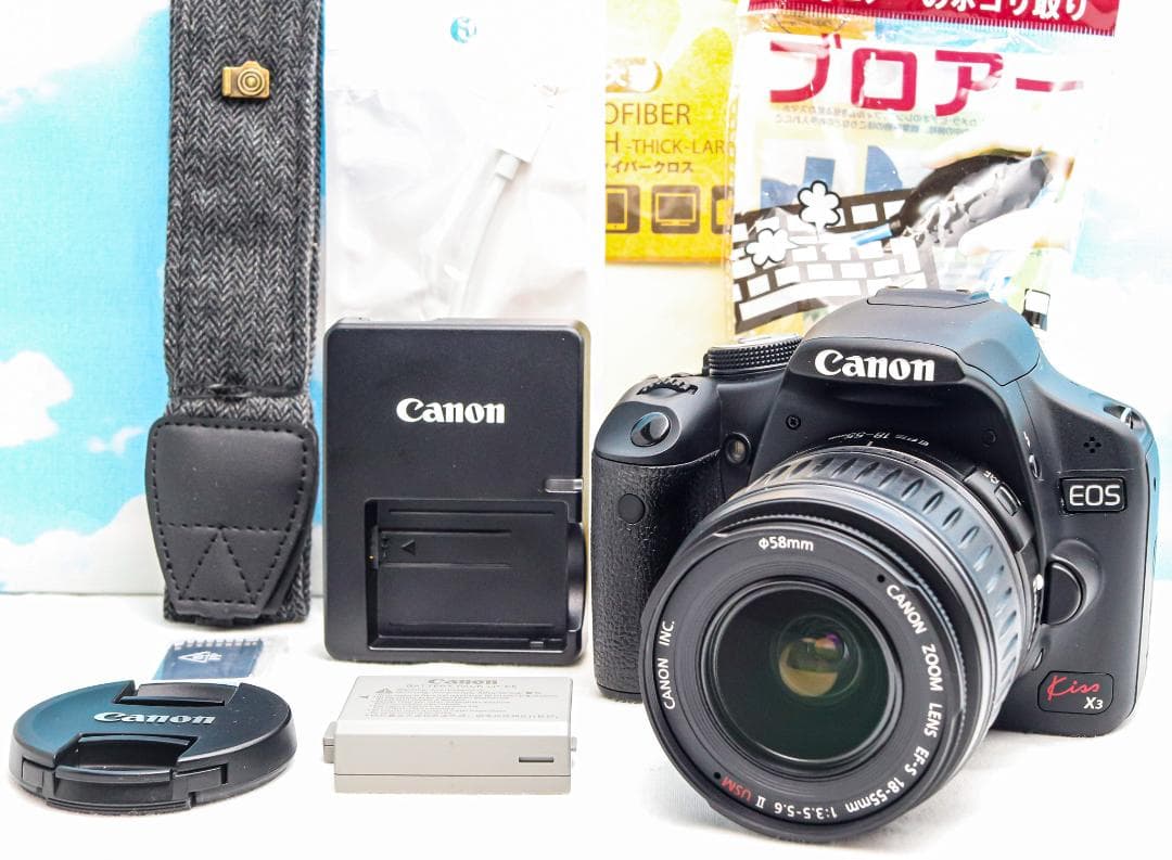 動画もOK⭐️Canon Kiss X3⭐️一眼レフ 初めての方に⭐️スマホ