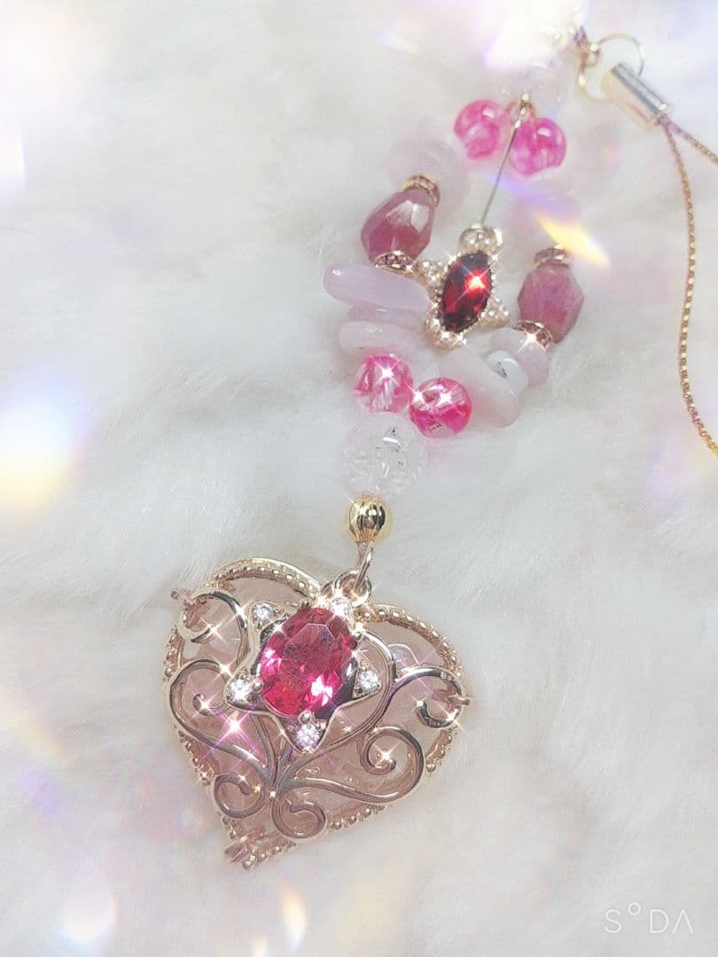 愛の炎/大逆転/恋愛成就/奇跡を呼ぶ愛のパワーストーンストラップ/恋愛運