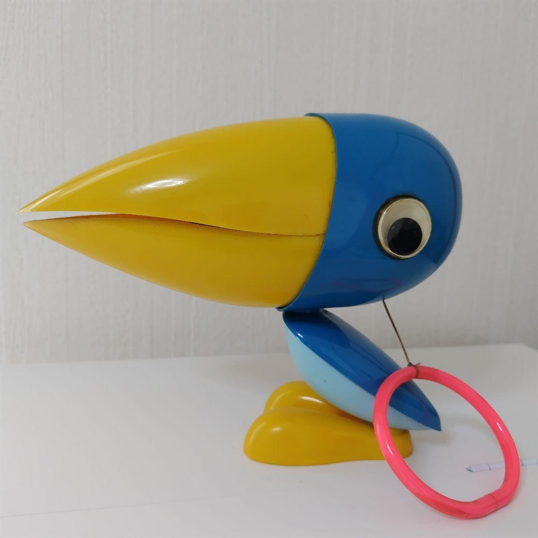 おしゃべり九官鳥 グリコ 昭和 レトロ おもちゃ グリコ懸賞品、おしゃべり九官鳥 - メルカリ