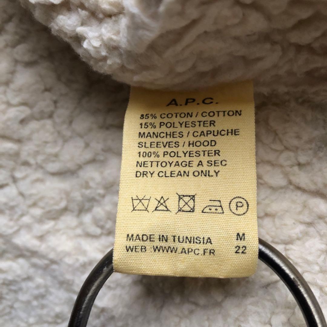 秋冬】チュニジア製 A.P.C アーペーセー ボアライナー付き モッズ