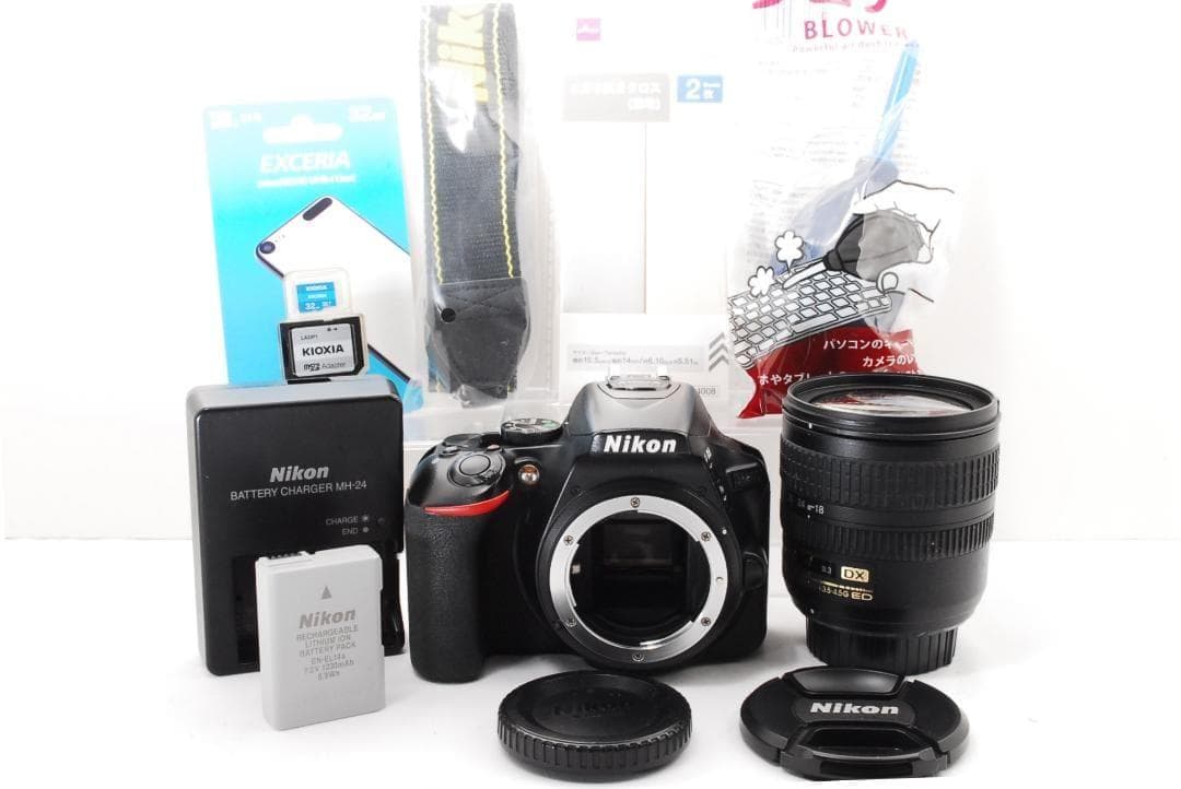 Nikon D5600 一眼レフカメラ スマホ転送 シングルレンズセット - メルカリ