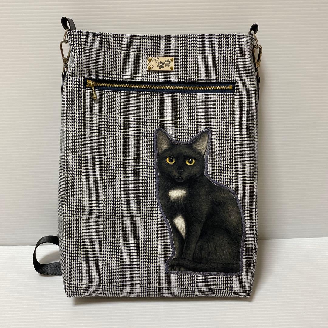 ゆ*ら様 ワンショルダートートバッグ コヤンイサムチョン 黒猫Aの通販