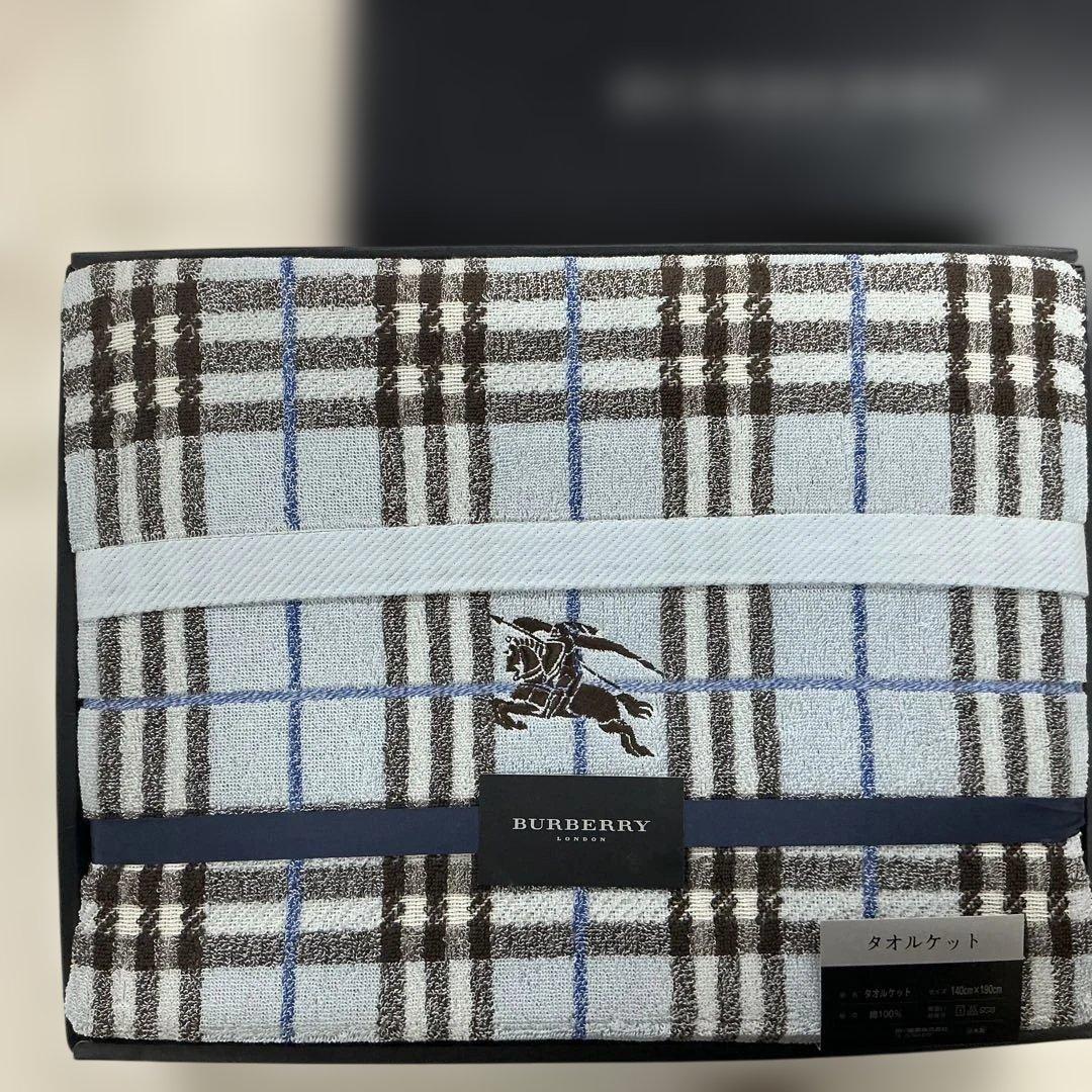 BURBERRY バーバリー チェック柄 タオルケット 140x190cmBURBERRY