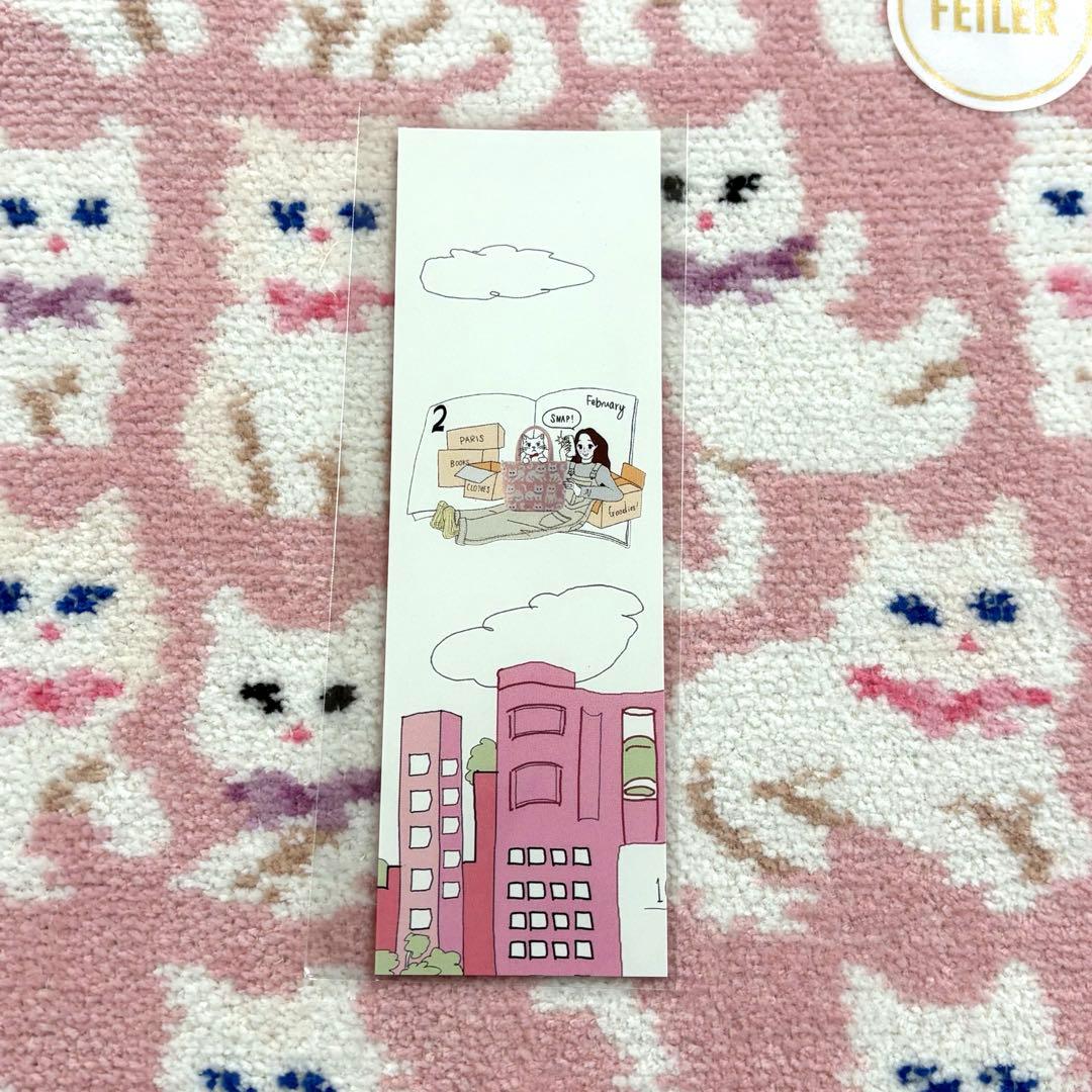 匿名 FEILER フェイラー ラブラリー モフモフネコチャン ハンカチ