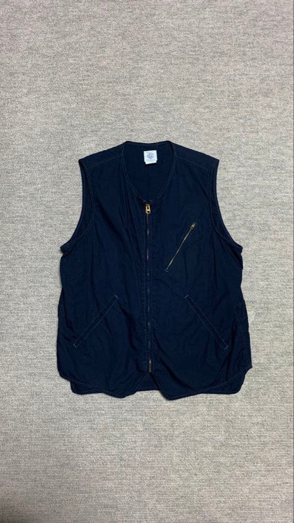 post overalls ポストオーバーオールズ ネイビー ベスト M POST OVERALLS / 唯一無二のベスト – UNCLE SAM アンクルサム