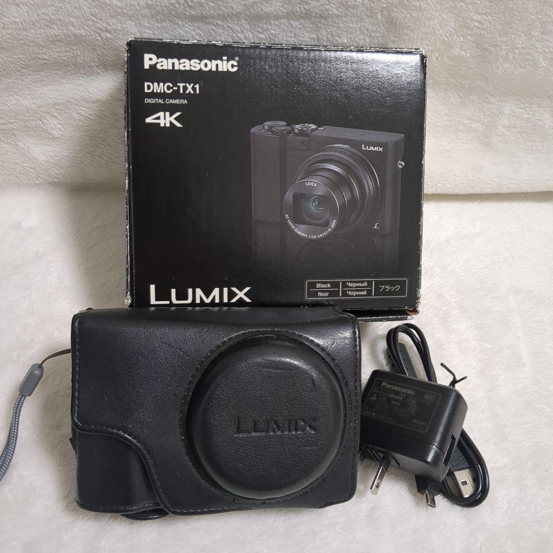 【美品】Panasonic LUMIX DMC-TX1 コンデジ　黒 パナソニック、1型センサー+10倍ズームの「LUMIX TX1」 - デジカメ