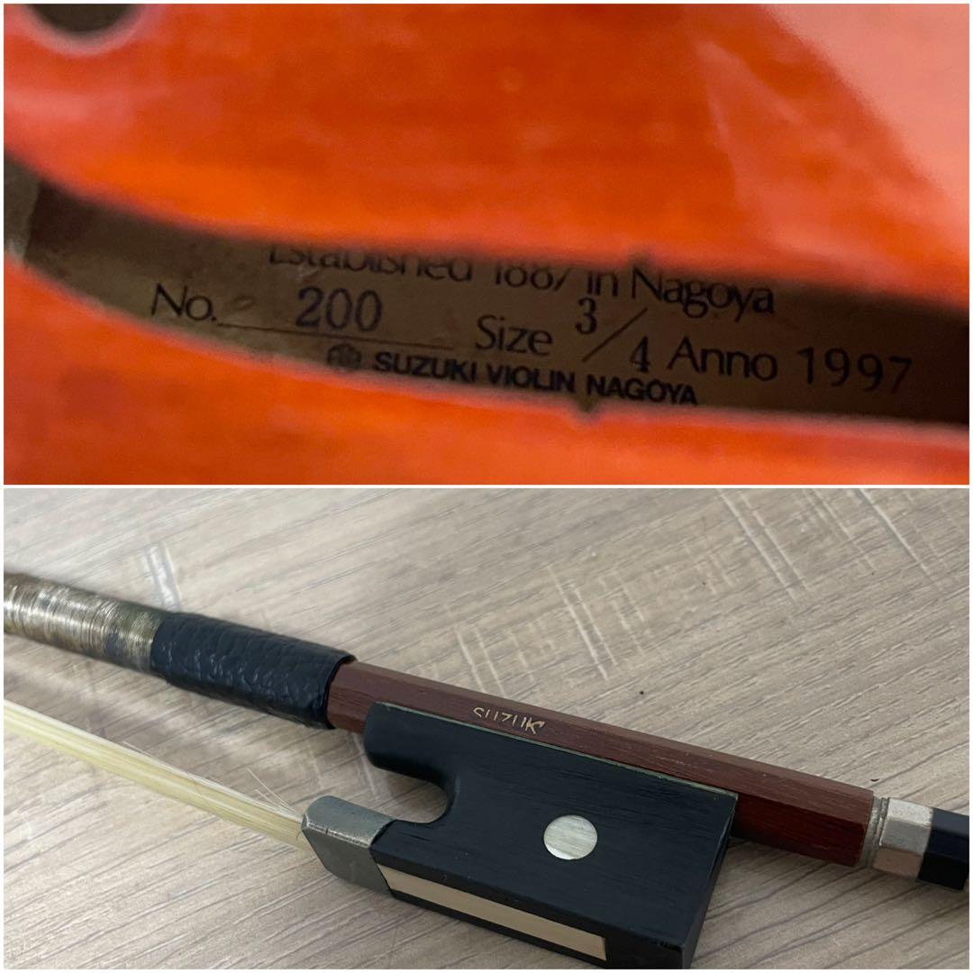 SUZUKI スズキ バイオリン No.200 3/4サイズ anno 1997 - メルカリ